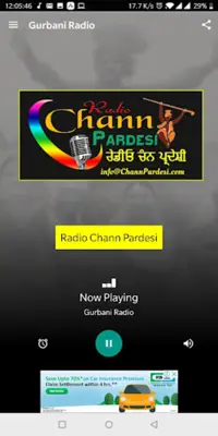 Radio Chann Pardesi android App screenshot 3